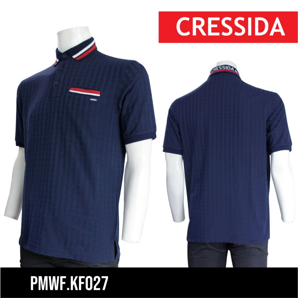 gof PMWF 1 CRESSIDA KAOS PENDEK POLO COWOK BERKERAH 100% Original Kaos kerah