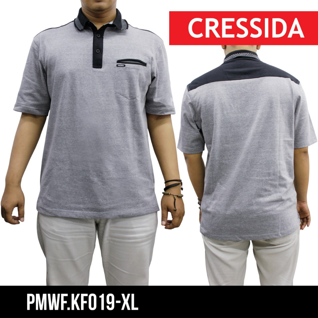 gof PMWF 1 CRESSIDA KAOS PENDEK POLO COWOK BERKERAH 100% Original Kaos kerah