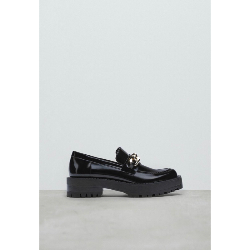 Flat Chain Loafers Zara
