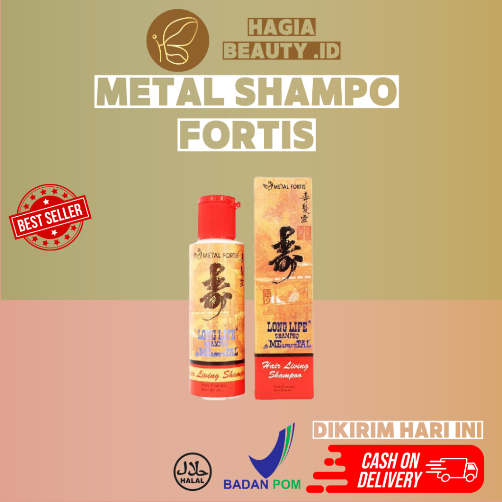 BISA COD - Shampoo Metal Fortis Pemanjang Rambut