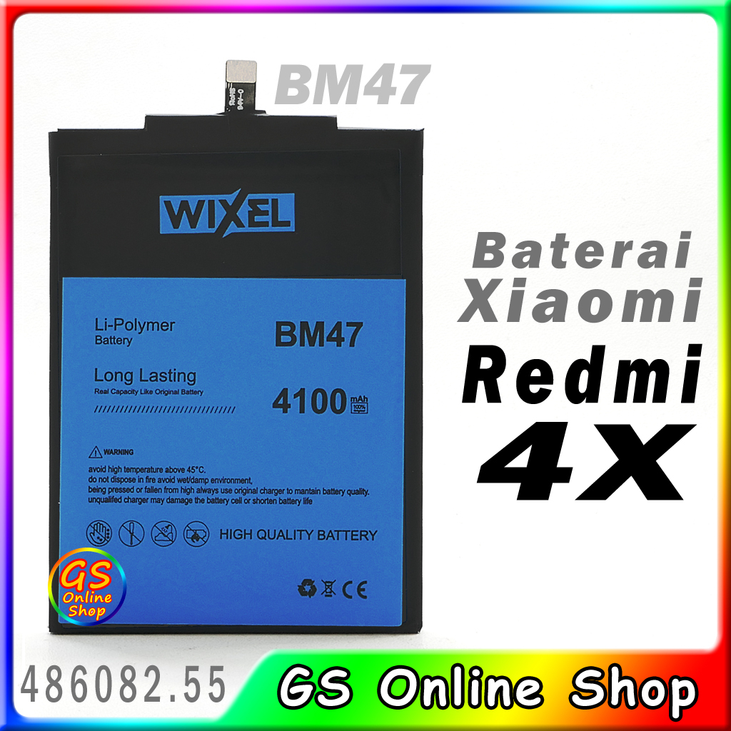 Baterai Wixel BM47 Xiaomi Redmi 4X