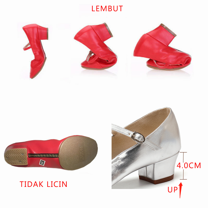 HOT PRODUCT Sepatu hak 4cm Sepatu dance wanita Sepatu Wanita sepatu dans Sepatu Heel wanita Sepatu