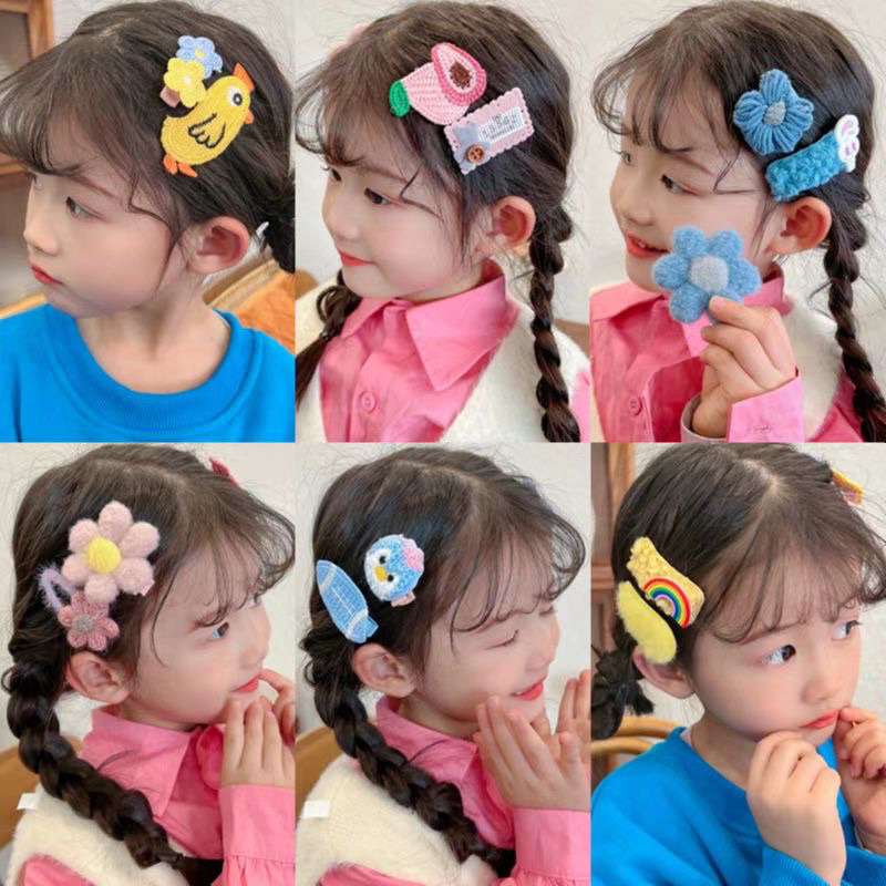 9 in 1 Jepitan Rambut Anak Perempuan Cewek Korea Lucu Pita Rambut Anak Ikat Rambut Anak Perempuan Set Jepitan Rambut Anak perempuan