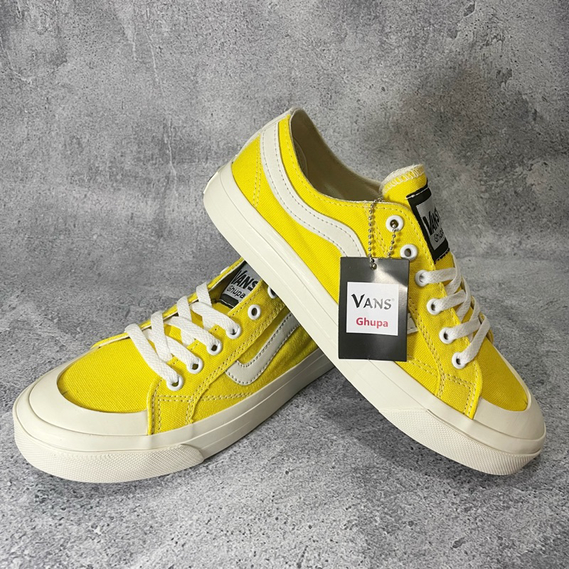 Sepatu Pria Wanita Casual Vansghupa List Sepatu Warna Kuning