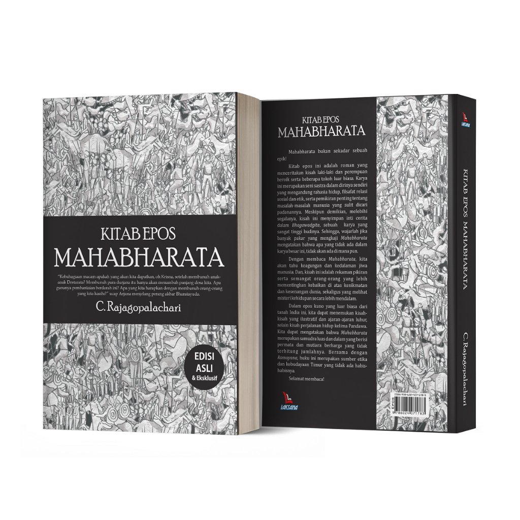 Buku Kitab Epos Mahabharata - C. Rajagopalachari - Laksana