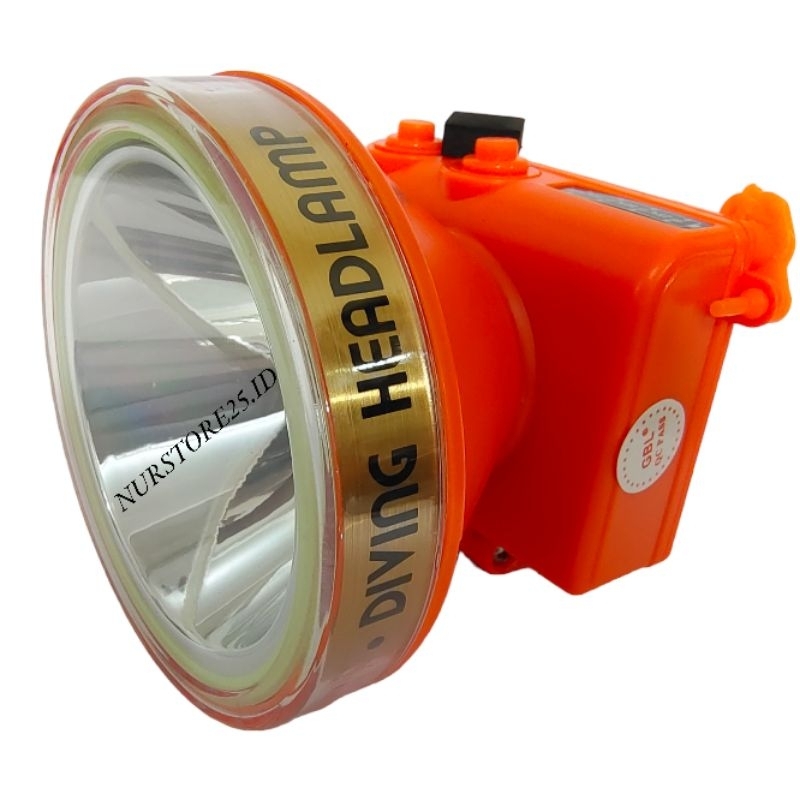 Senter Kepala Diving Super Terang 80W MS-216P/MS-216K MITSUYAMA/Senter Kepala Selam 80 Watt MITSUYAM