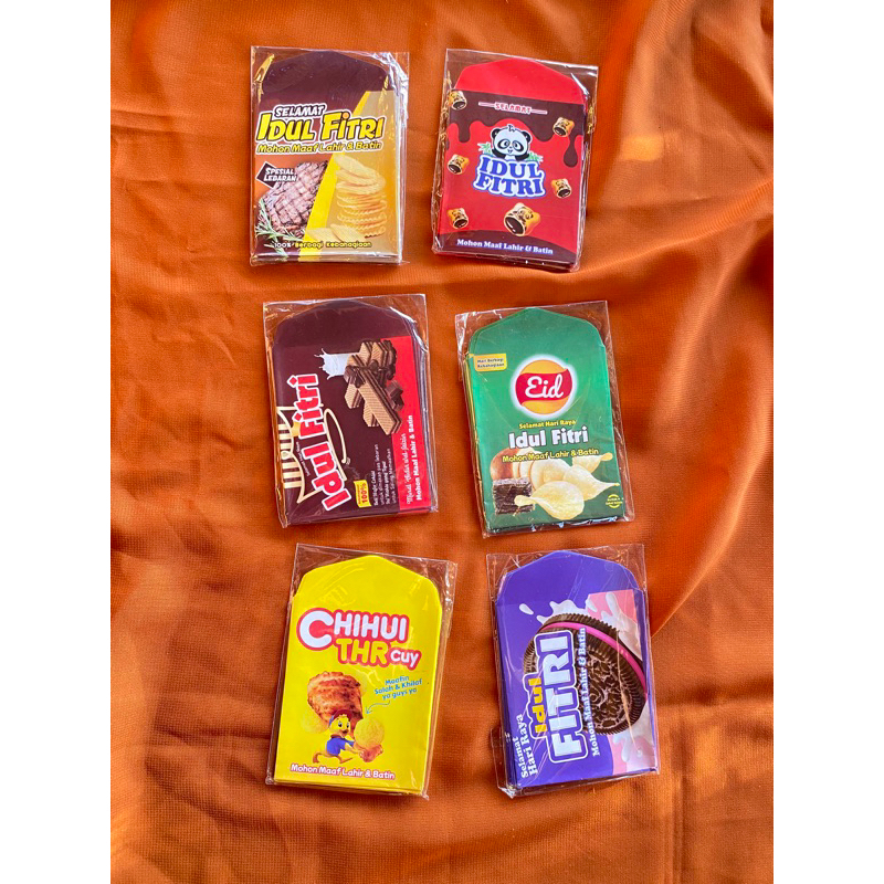 

(Bisa COD) Angpau THR LEBARAN snack viral