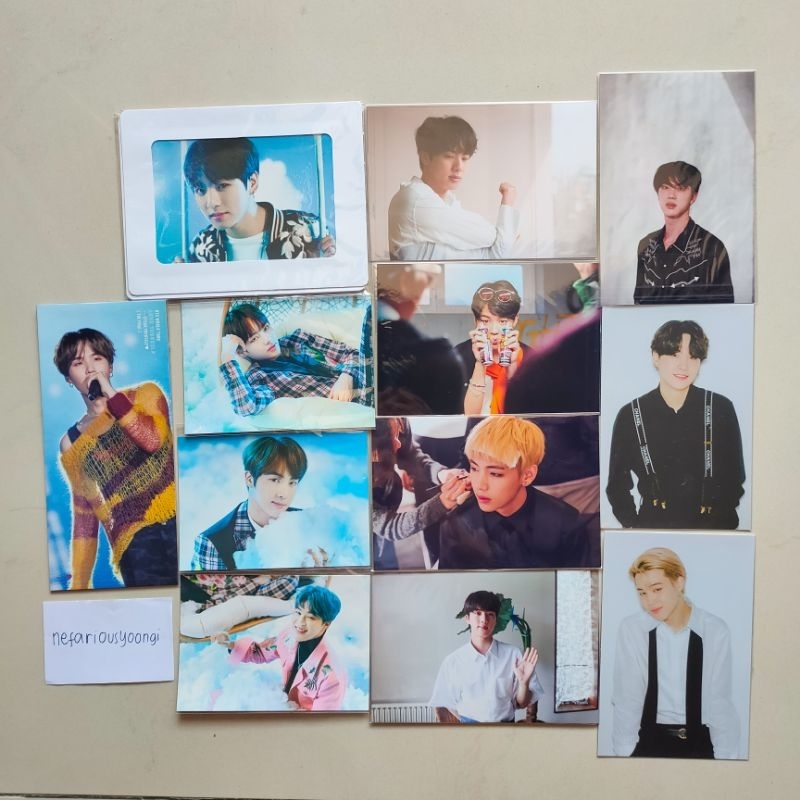 Postcard BTS Wings Oneul Live Photo Bookmark DVD LYS Seoul Jungkook Taehyung Jin Jimin Suga Yoongi
