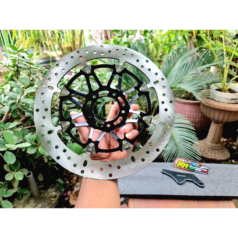 Piringan cakram depan copy tdrive tdr psm panigale snowflake spyder 300mm pnp supra gl megapro