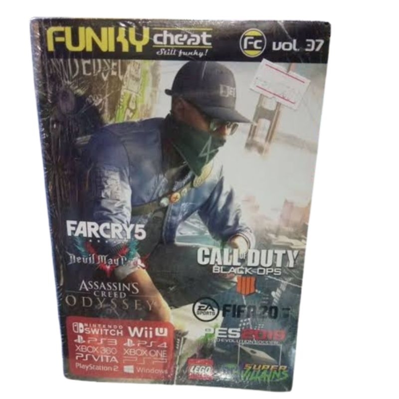 Buku Funky Cheat PS2 PS3 PS4 PS Vita PSP Nintendo Switch Wii Xbox 360 Xbox On