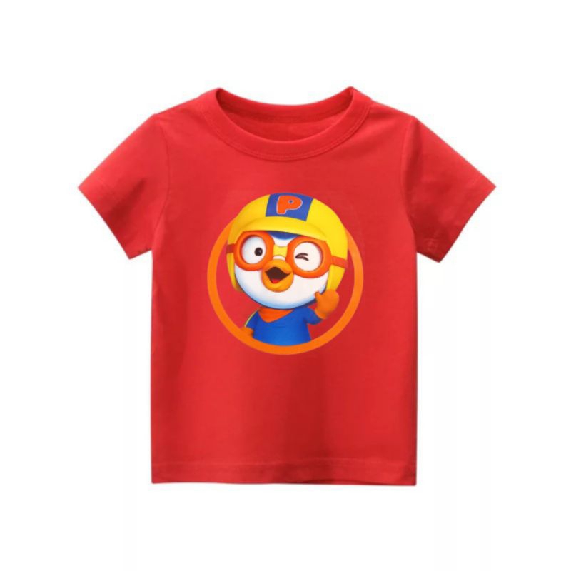 kaos anak anak pororo