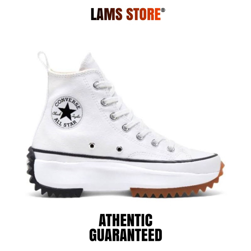 Converse run star hike lugged white