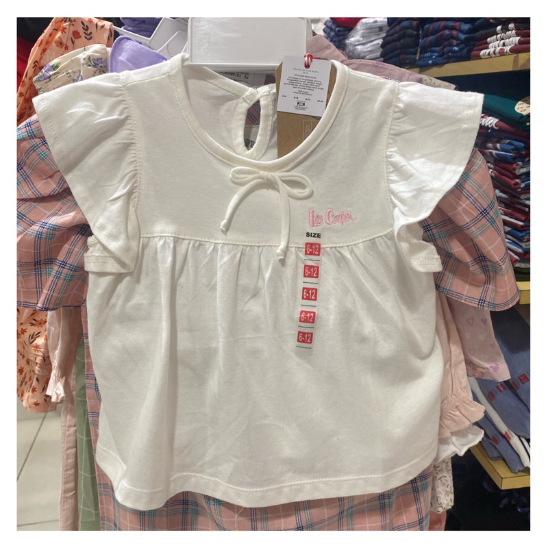Atasan/Kaos anak balita perempuan (6bulan-3tahun) Lee cooper baby