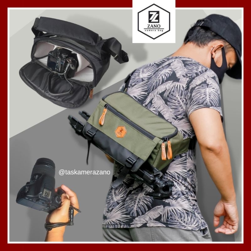 Tas kamera dslr mirorrless waistbag zano w1