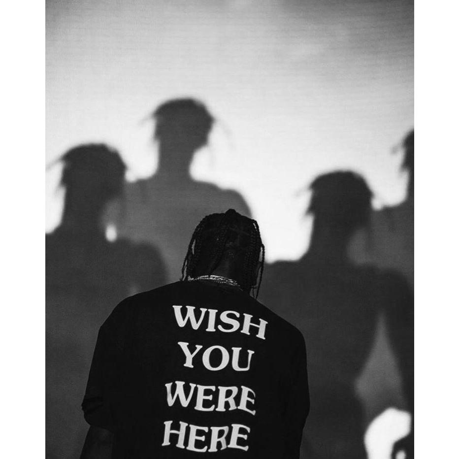 OVERSIZED BOOTLEG T-SHIRT ASTROWORLD TOUR WISH YOU WERE HERE BY TRAVIS SCOTT VINTAGE RAP TEE STYLE