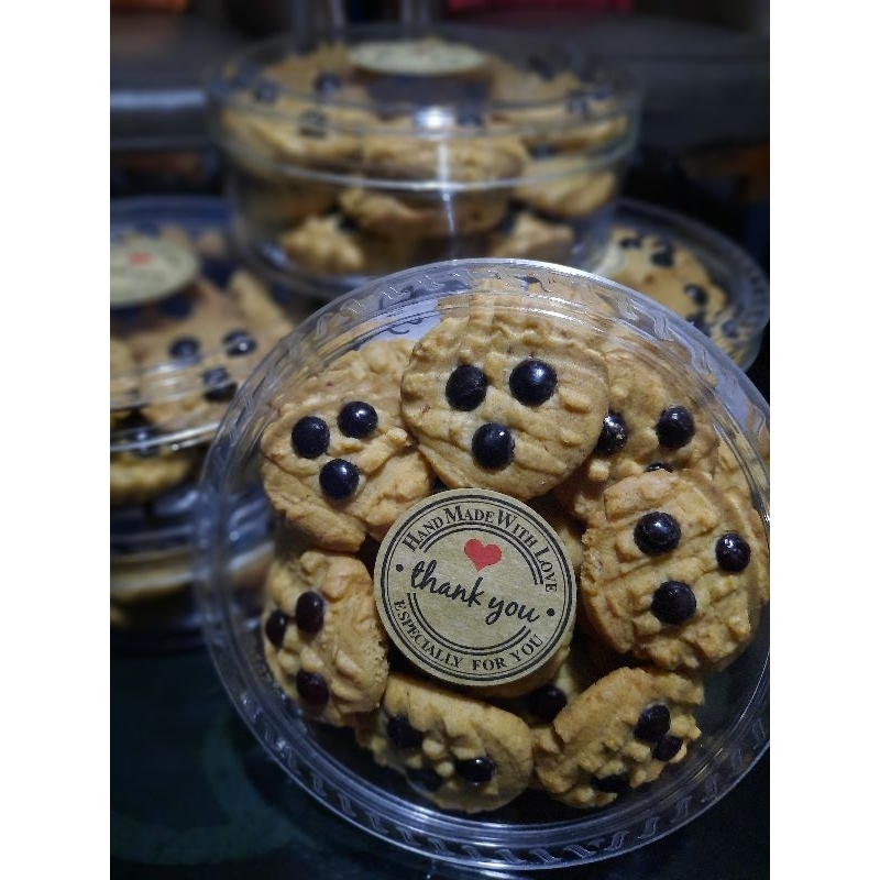 

Kue kering kancing cookies chocochip coklat butir toples 250 gram