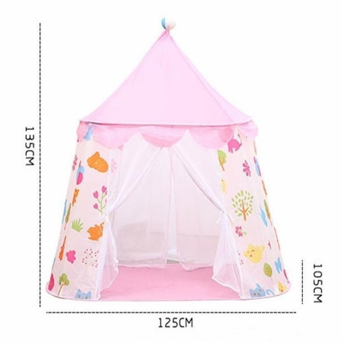 SHENAR TENDA PRINCESS CASTLE TENDA CASTLE ANAK / TENDA CAMPING BERMAIN ANAK