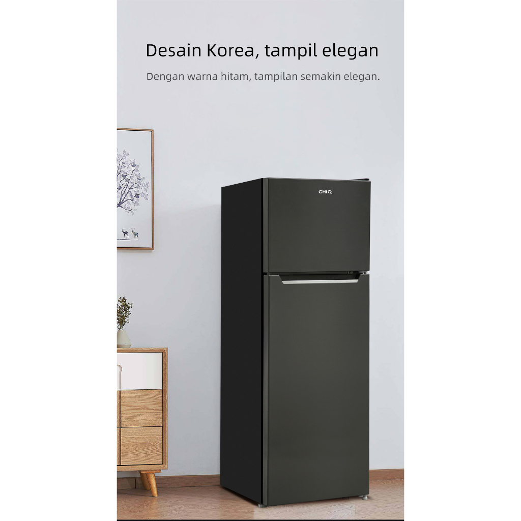CHiQ Kulkas Lemari Es 2 PINTU 180L CTM228DB