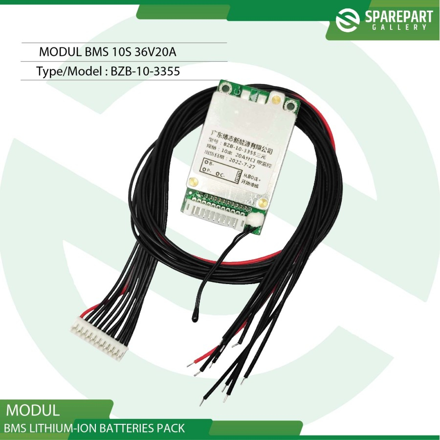 BMS Modul 10S 36V20A BMS for Ebike Lithium ion batteries pack