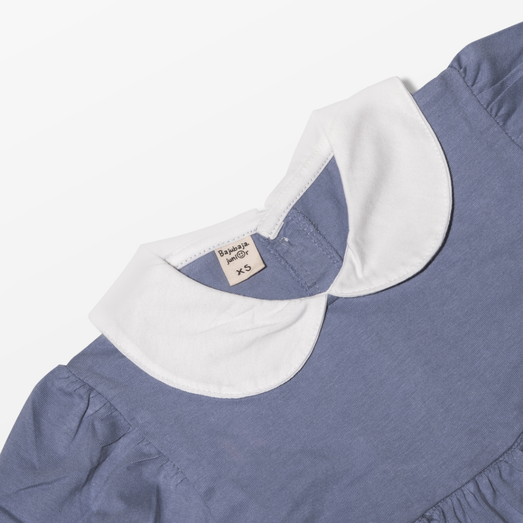 Bajubaja Aurora dress junior / dress anak rok pendek baju perempuan material cotton combat 24s