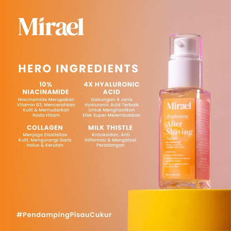 Mirael  After Waxing Serum (Brightening/Smoothing)(10ml/78ml)