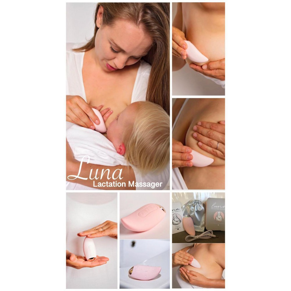 Lumama Lactation Massager For Mom's - Blush / Leche