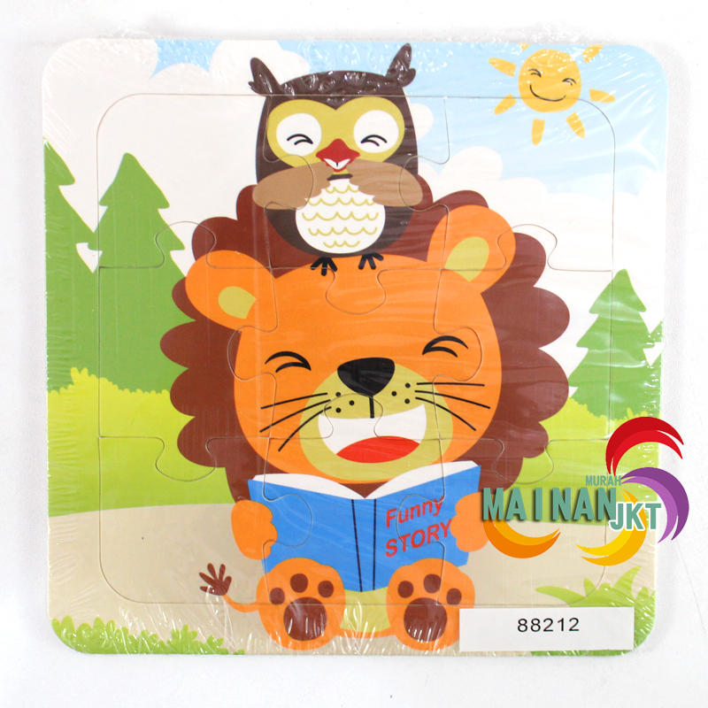 MAINANKEI MAINAN EDUKASI PUZZLE ANIMAL 88212 PUZZLE SIMPLE UNTUK ANAK BERMAIN DAN BERFIKIR