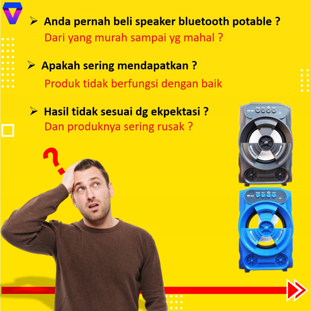 SPEAKER AKTIF BLUETOOTH SPIKER AKTIF PORTABLE MINI SPEKER BLUTUT SUPER BASS SOUND DB618 FULL COLOR LIGHT JS193