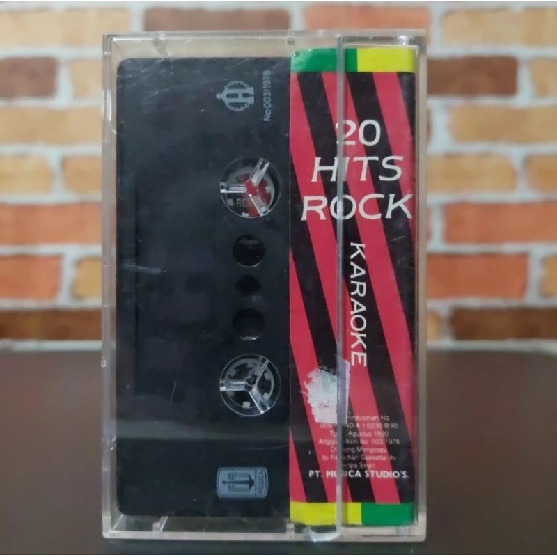 Kaset Pita 20 Hits Rock Karaoke