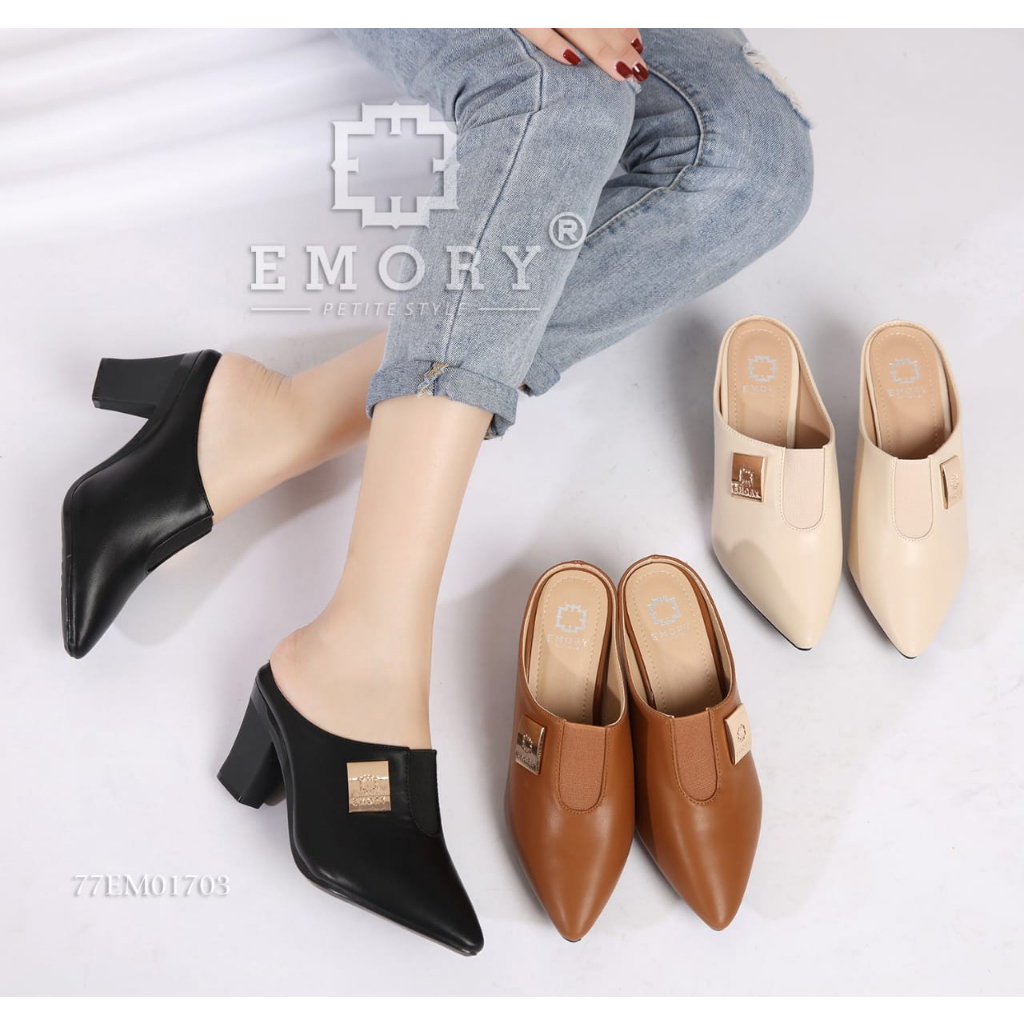 SEPATU HEELS WANITA EMORY STYLE   Ethereal  77EMO 1703 MB