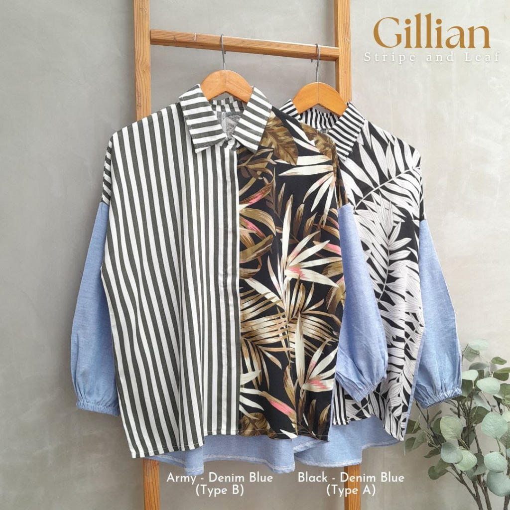 CallieTamami - A 6485 Gillian Stripe and Leaf