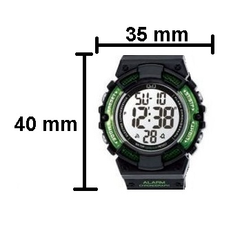 SALE 7.7  Jam Tangan Anak Rubber Digital Original Q&amp;Q QNQ QQ M138 M138J Series