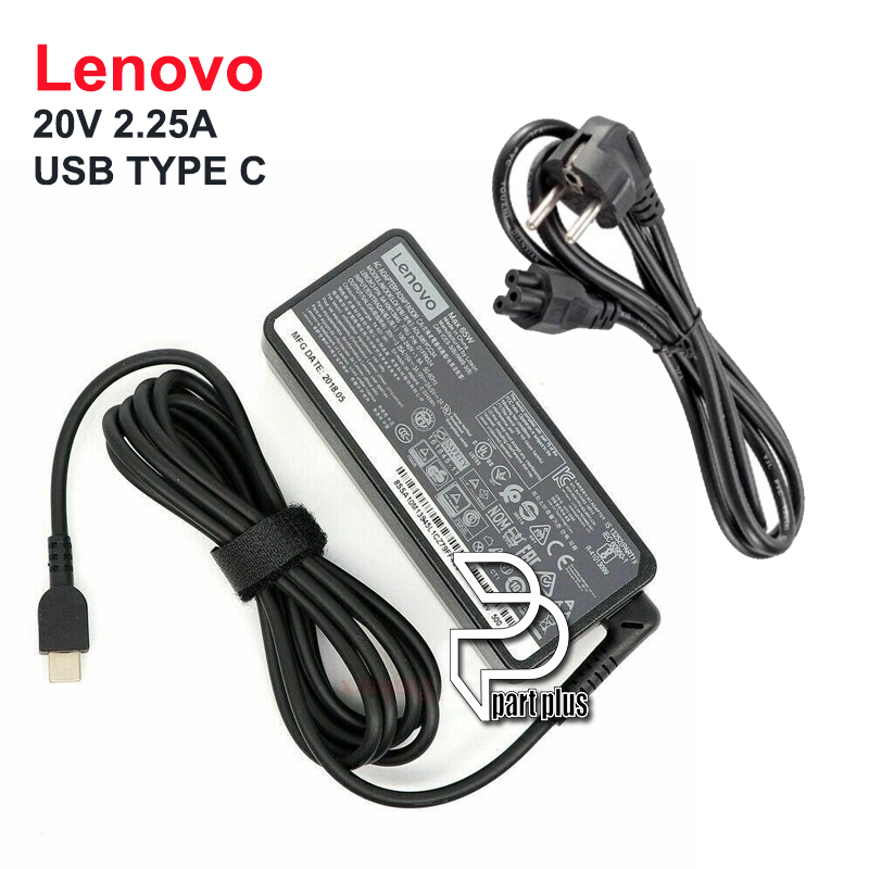 Adaptor Charger Lenovo 20V-2.25A 45W USB Type C