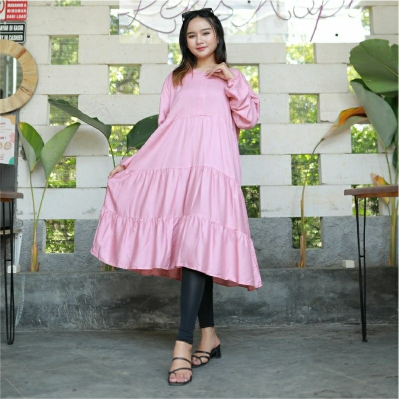 TUNIK REMPEL RESLETING// TUNIK RAYON WANITA TUNIK RAYON PREMIUM TUNIK KEKINIAN