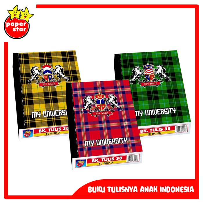 

BUKU TULIS 38 PAPER STAR MY UNIVERSITY