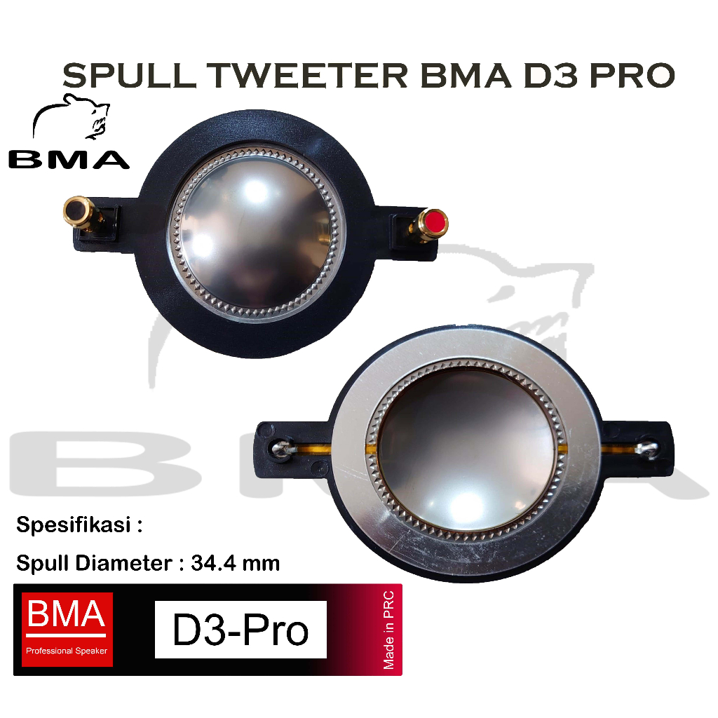 Spull Tweeter BMA D3 Pro Spul Spool Tweter Twiter Driver BMA D3 Pro