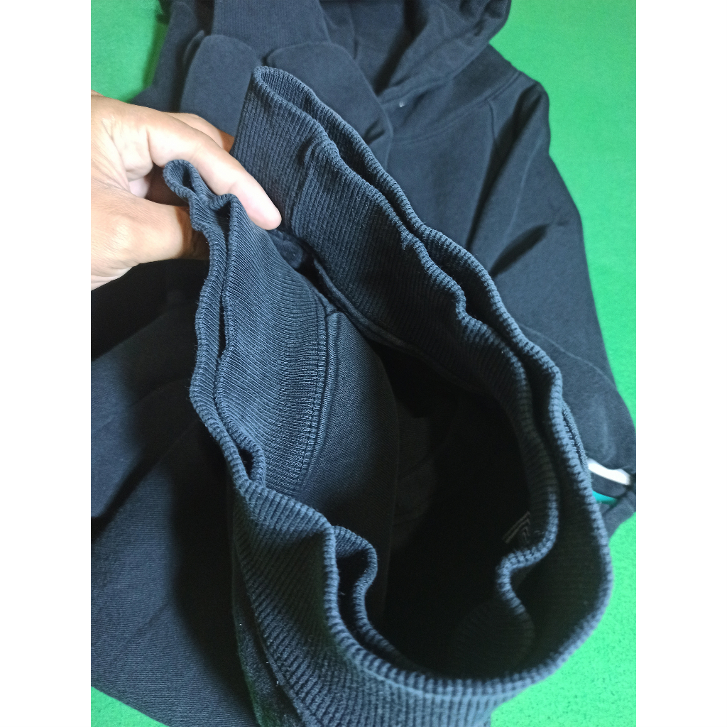 HOODIE THE WORTH NOW BORDIR NON ZIP BLACK UKURAN XXL 2XL DOUBLE XL