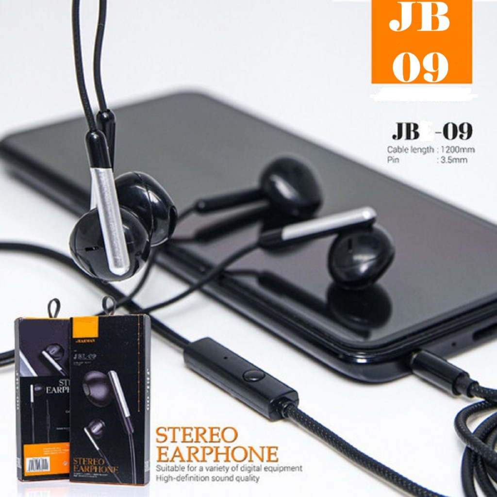 (ba) HEADSET JBL JB-09 SUPER BASS PACKING IMPORT