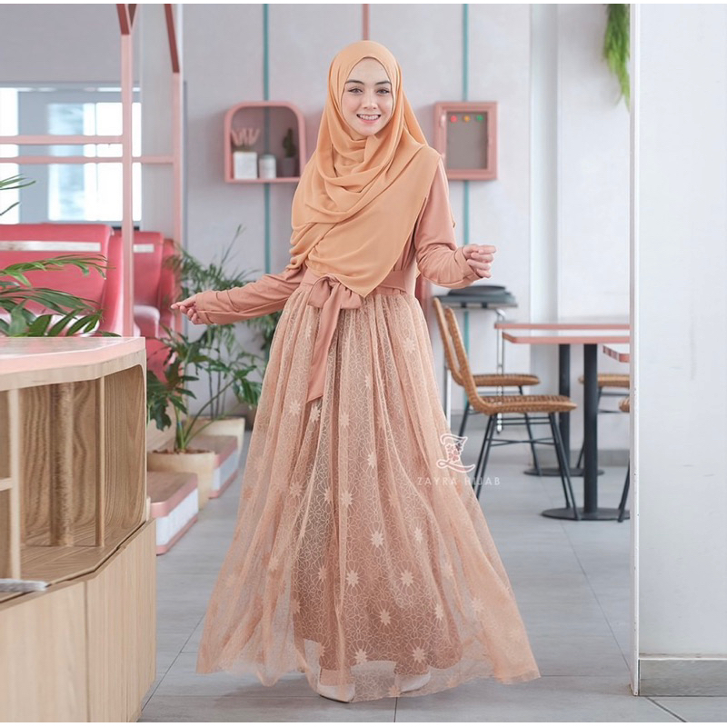 GAMIS ZAYRA HIJAB SAFA DRESS BY ZAYRA HIJAB