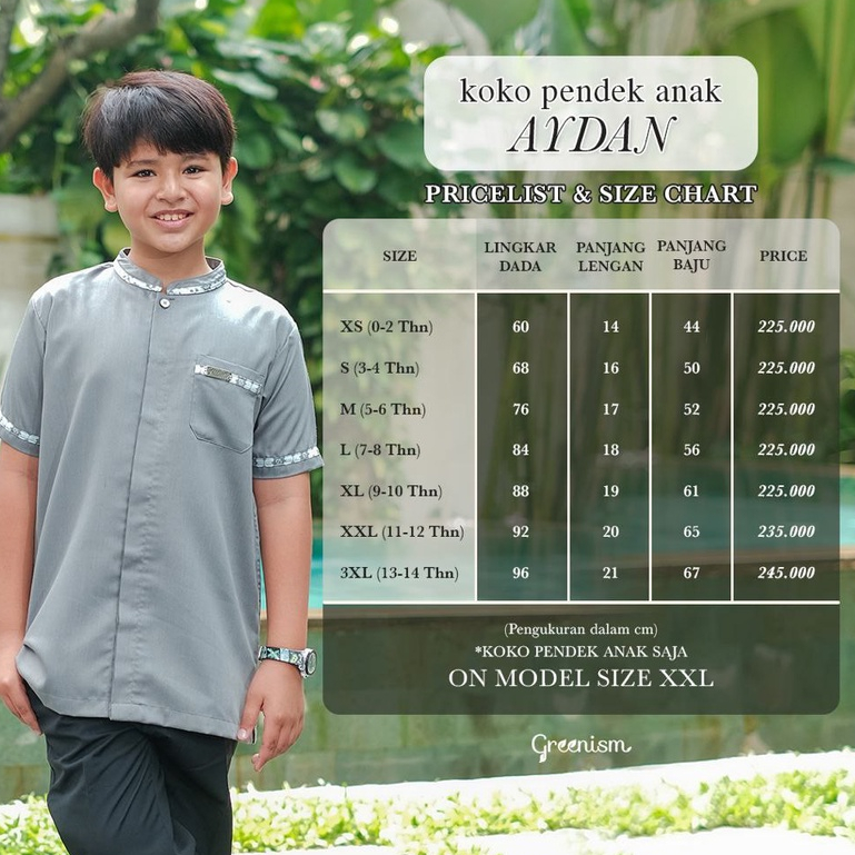 Greenism Sarimbit Ayudia &amp; Aydan (Broken White) Quality Premium Syar'i - Set Family