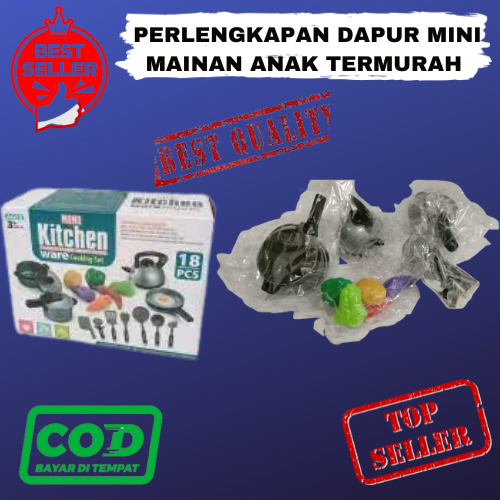 PERLENGKAPAN DAPUR MINI MAINAN ANAK TERMURAH