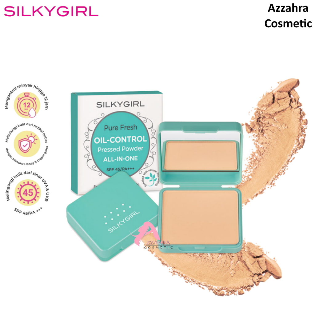 SILKYGIRL Pure Fresh Oil Control Pressed Powder