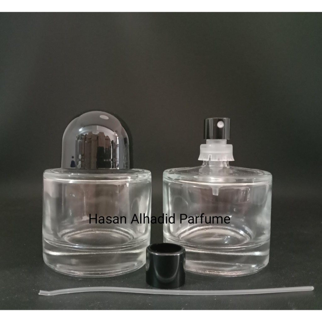 Botol Parfum SemiPress BYREDO 50ml Easypum+ring Hitam Tutup Hitam Eceran/Pcs