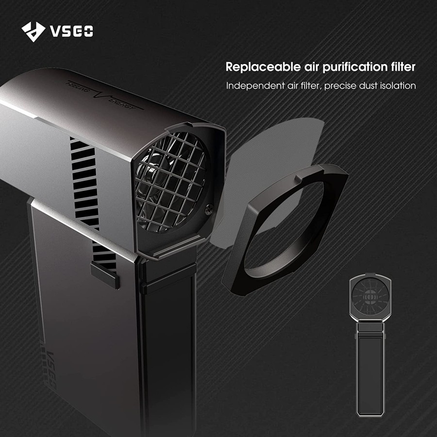 VSGO Portable Electronic Turbo Air Blower Camera Lens Keyboard Drone