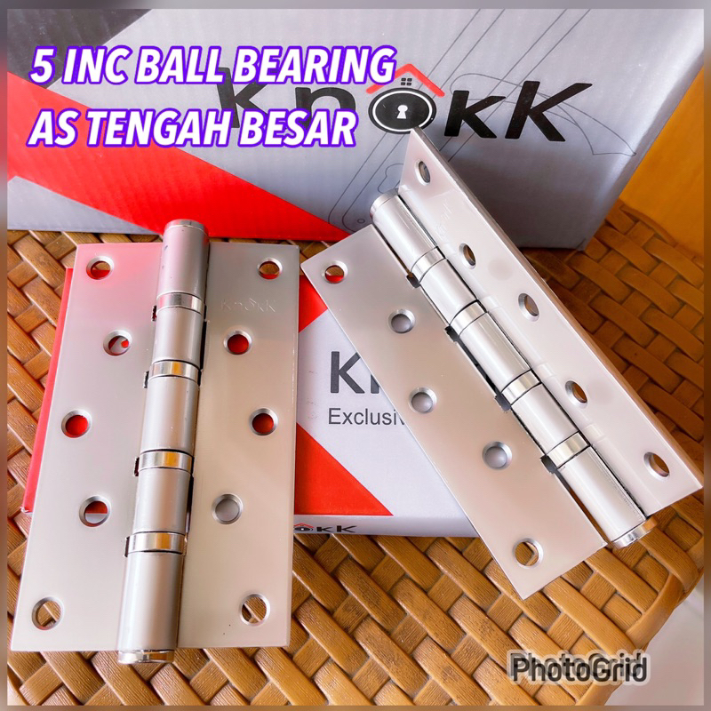 MURAH !!! Engsel Pintu Ukuran 4 Inch Stainless Sus 304 Anti Karat Engsel Pintu Rumah ENGSEL PINTU 4 STAINLESS BALL BEARING AS BESAR JUMBO ENGSEL 5 INC STAINLESS BALL BEARING AS BESAR KUAT ENGSEL PINTU BERAT PANEL