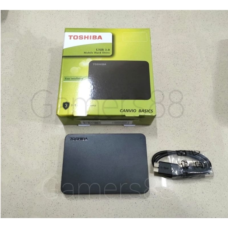 Hardisk External Toshiba Canvio USB 3.0 HDD 1TB 2TB Harddisk External