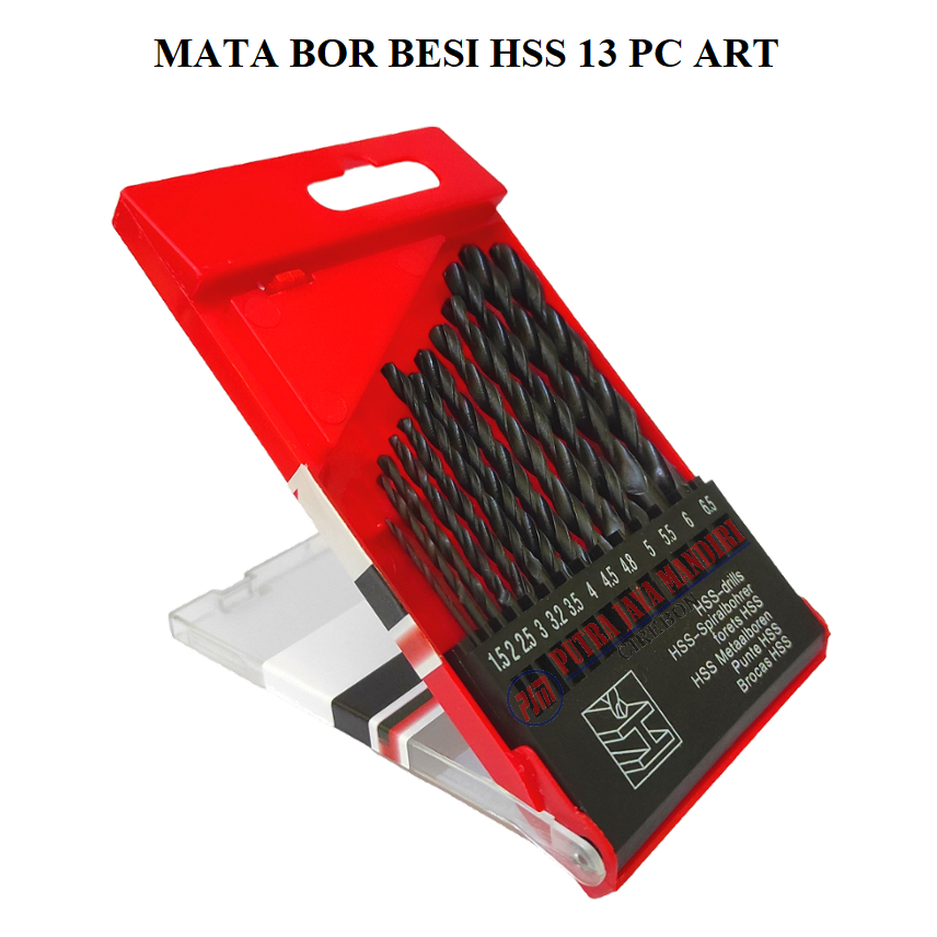 Art Mata Bor Set 13 Pcs HSS / Mata Bor Besi Kayu set 13 Pc