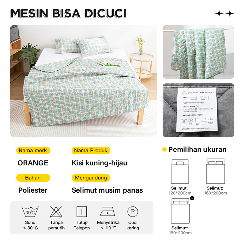 Selimut Bedcover Halus Lembut Simpel Ukuran 120 Ukuran 160 dan 180