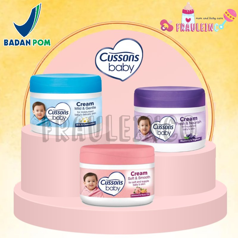 *FRAULEINCO* CUSSONS BABY CREAM 50g 100g / krim bayi