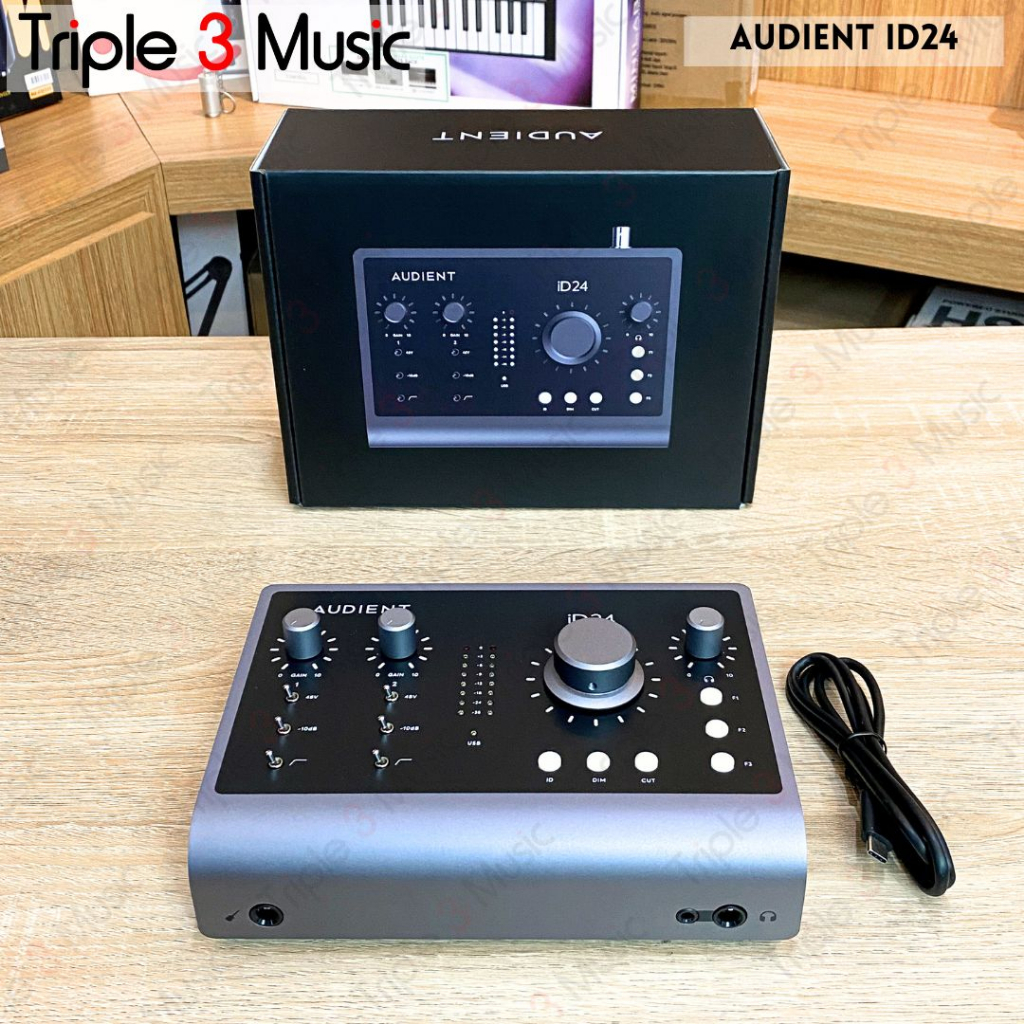 AUDIENT ID24 ID 24 Soundcard Recording 10 x 14 USB-C original